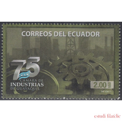 Ecuador 2363 2011 75 Aniversario Cámara Industrias Guayaquil MNH
