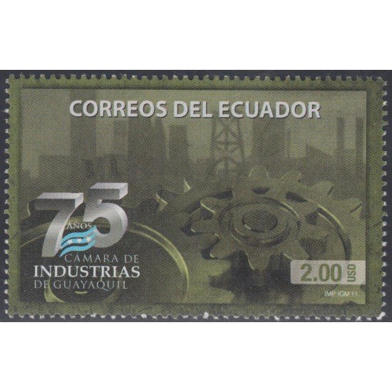 Ecuador 2363 2011 75 Aniversario Cámara Industrias Guayaquil MNH Ecuador 2363 2011 75 Aniversario Cámara Industrias Guayaquil MNH