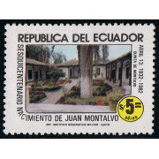 Ecuador A- 743 1982 150 Ani. Nacimiento Juan Moncalvo MNH