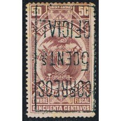 Ecuador S- 60 1898 Variedad Variety Servicio Service Doble sobrecarga invertida MH