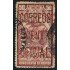 Ecuador S- 60 1898 Variedad Variety Servicio Service Doble sobrecarga negra y roja