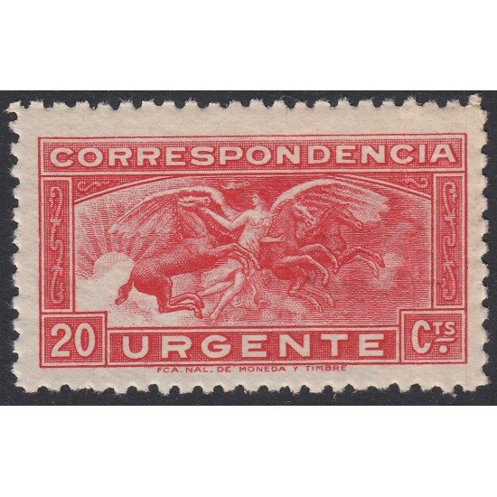 España Spain 679 1933 Angel y caballos Horse MNH España Spain 679 1933 Angel y caballos Horse MNH