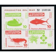 Ecuador Hojita Block 73 1986 Productos del Mar MNH