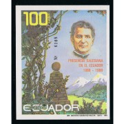 Ecuador Hojita Block 79 1988 Presencia Saleciana en el Ecuador Juan Bosco MNH