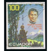 Ecuador Hojita Block 79 1988 Presencia Saleciana en el Ecuador Juan Bosco Usado