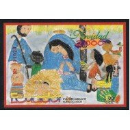 Ecuador Hojita Block 108 2000 Navidad Noel Christmas MNH