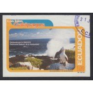 Ecuador Hojita Block 111 2001 Islas Galápagos Patrimonio Natural Usada