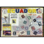 Ecuador Hojita Block 125 2004 Día Internacional de la Filatelia MNH