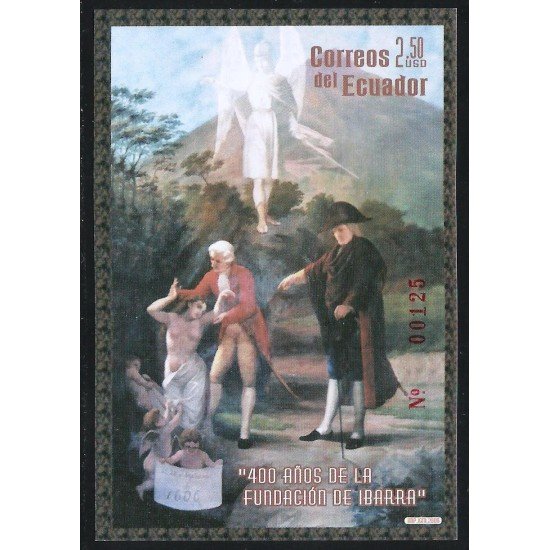 Ecuador Hojita Block 135 2006 400 Aniversario de la Villa de Ibarra MNH Ecuador Hojita Block 135 2006 400 Aniversario de la Villa de Ibarra MNH