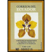 Ecuador Hojita Block 143 2006 Flores Flowers Orquídea orchid  MNH