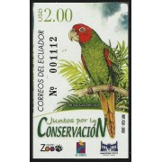 Ecuador Hojita Block 145 2006 Pájaro Bird Parrot MNH