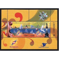 Ecuador Hojita Block 149 2009 Bicentenario Vive la independencia fauna bird MNH Ecuador Hojita Block 149 2009 Bicentenario Vive la independencia fauna bird MNH