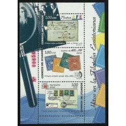 Ecuador Hojita Block 156 2010 Hitos en la Filatelia Ecuatoriana MNH Ecuador Hojita Block 156 2010 Hitos en la Filatelia Ecuatoriana MNH