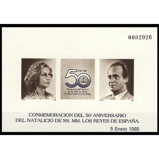España Spain Prueba de lujo 15 1988 Natalicio Reyes 88 España Spain Prueba de lujo 15 1988 Natalicio Reyes 88