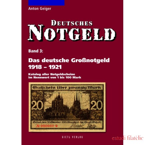 Lindner Das deutsche Großnotgeld 1918-1921, Band 3 - 5025-2010