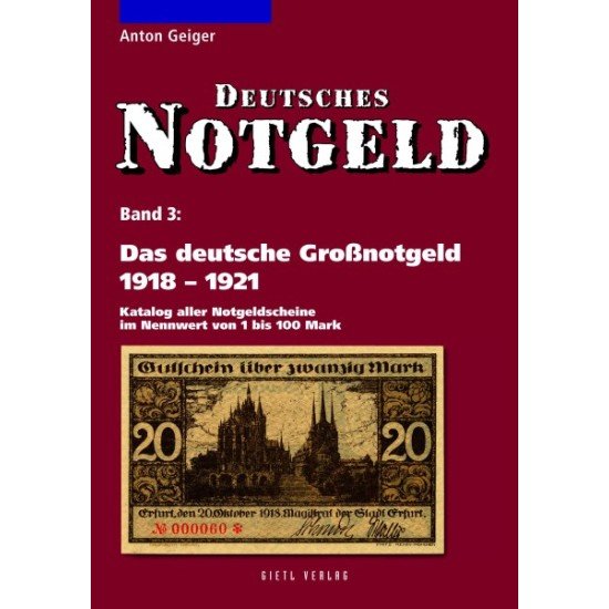 Lindner 5025-2010 Das deutsche Großnotgeld 1918-1921, Band 3 - Lindner 5025-2010 Das deutsche Großnotgeld 1918-1921, Band 3 -