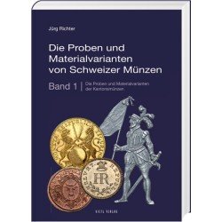 Die Proben und Materialvarianten von Schweizer Münzen