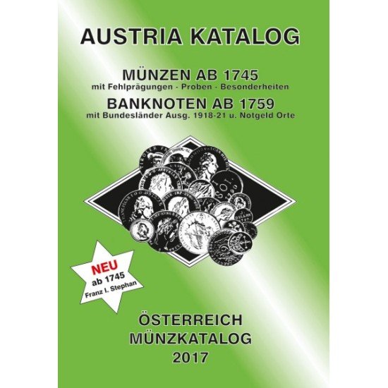 ANK Österreich Münzen- und Banknoten-Katalog 2017