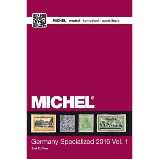MICHEL Germany Specialized Catalogue 2016, Vol. 1 MICHEL Germany Specialized Catalogue 2016, Vol. 1