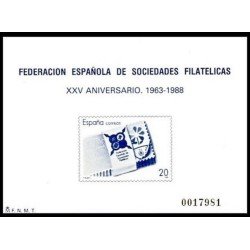 España Spain Prueba de lujo 16 1988 Aniversario Fesofi 88 España Spain Prueba de lujo 16 1988 Aniversario Fesofi 88