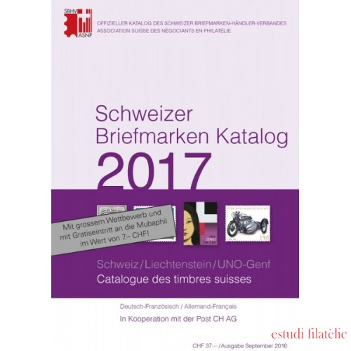 SBK-Schweizer Briefmarken-Katalog 2017