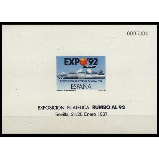 España Spain Prueba de lujo 11 1987 Sevilla Expo 92 España Spain Prueba de lujo 11 1987 Sevilla Expo 92