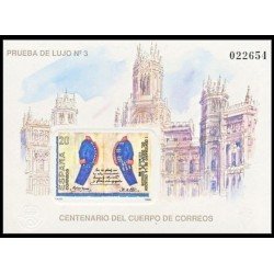España Spain Prueba de lujo 18 1988 Centenario Cuerpo de Correos España Spain Prueba de lujo 18 1988 Centenario Cuerpo de Correos