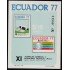 Ecuador Hojita block 31 1977 XI Asamblea General y Reuniones Técnicas MNH