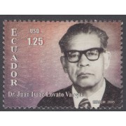 Ecuador 1834 2005 Dr. Juan Isaac Lovato Vargas MNH Variedad Color