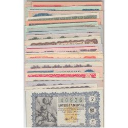 España Spain Lotería décimos año completo 1955 España Spain Lotería décimos año completo 1955