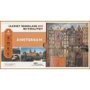 Holanda 2017 Cartera Oficial Monedas  € euros BU Set Amsterdam 