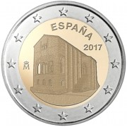 España 2017 2 € euros conmemorativos  Sta María del Naranco Asturias 