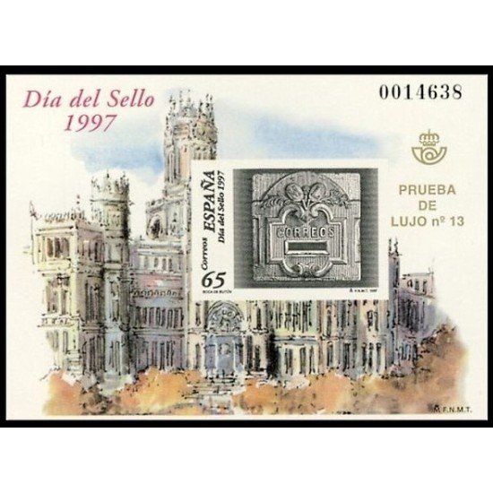 España Spain Prueba de lujo 62 1997 Día del Sello 97 España Spain Prueba de lujo 62 1997 Día del Sello 97