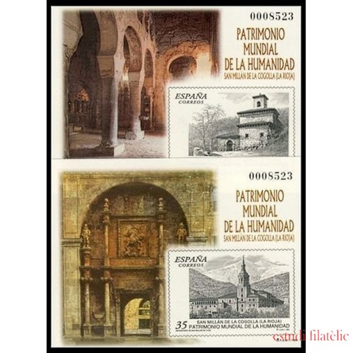 España Spain Prueba de lujo 70/71 1999 Monasterio Yuso y Suso Patrimonio 
