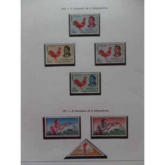 Colección Collection Guinea Ecuatorial de 1968-2003 MNH Colección Collection Guinea Ecuatorial de 1968-2003 MNH