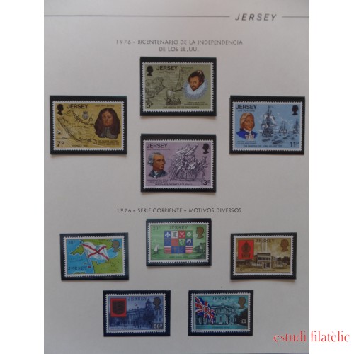 Colección Collection Islas Canal Guernesey Jersey Man 1974/76