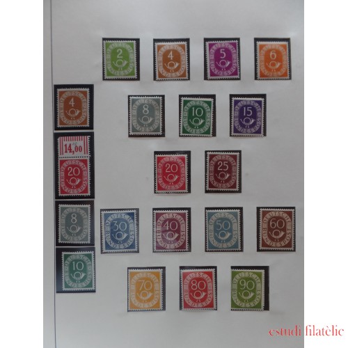 Colección Collection Alemania Federal Germany Bundespost 1949 - 2004 MNH