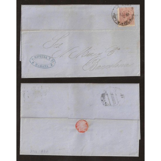 CUBA Carta de La Habana a Barcelona Nº 128 CUBA Carta de La Habana a Barcelona Nº 128