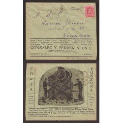 ESPAÑA CARTA ILUSTRADA MAQUINA UNIVERSAL PELS IGUALADA ESPAÑA CARTA ILUSTRADA MAQUINA UNIVERSAL PELS IGUALADA