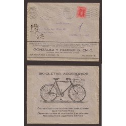 ESPAÑA CARTA ILUSTRADA CICLISMO CYCLING IGUALADA ESPAÑA CARTA ILUSTRADA CICLISMO CYCLING IGUALADA