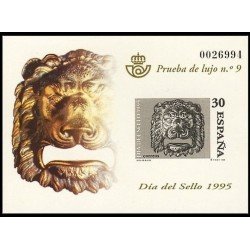 España Spain Prueba de lujo 34 1995 Día del Sello 95 España Spain Prueba de lujo 34 1995 Día del Sello 95