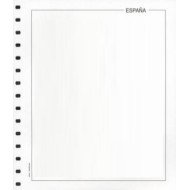Hojas de Sellos 2130 Edifil en blanco Título España Papel blanco Paquete 50 Hojas
