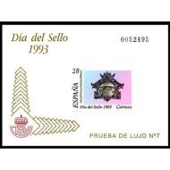 España Spain Prueba de lujo 28 1993 Día del Sello 93