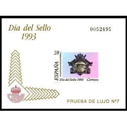 España Spain Prueba de lujo 28 1993 Día del Sello 93 España Spain Prueba de lujo 28 1993 Día del Sello 93