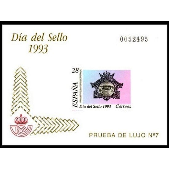 España Spain Prueba de lujo 28 1993 Día del Sello 93 España Spain Prueba de lujo 28 1993 Día del Sello 93