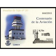 España Spain Prueba de lujo 82 2003 Centenario de la Aviación