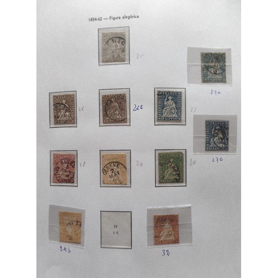 Colección Collection Suiza Helvetia 1850 - 2004 usados Colección Collection Suiza Helvetia 1850 - 2004 usados