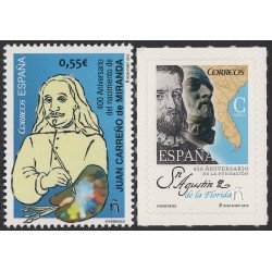 España Spain 4991/92 2015 Efemérides MNH Tarifa C España Spain 4991/92 2015 Efemérides MNH Tarifa C