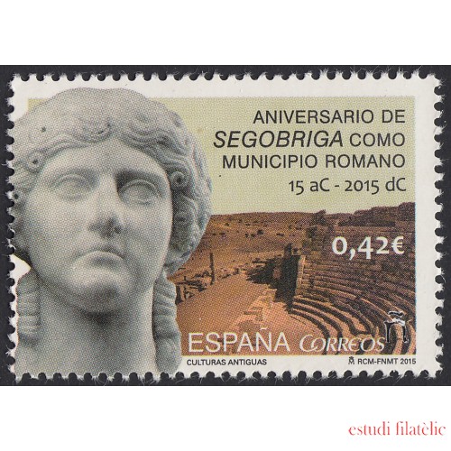 España Spain 4993 2015 Culturas Antiguas MNH