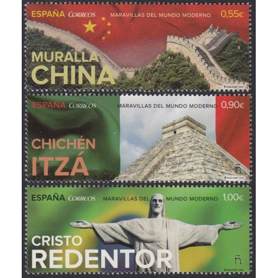 España Spain 4995/97 2015 Maravillas del Mundo Moderno MNH